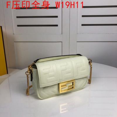 cheap quality Fendi Bags full embossed F Logo Beige